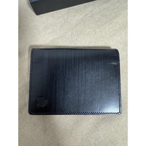 Dunhill London card  Holder  Wallet Black Leather Made in France Boxed - Picture 9 of 12